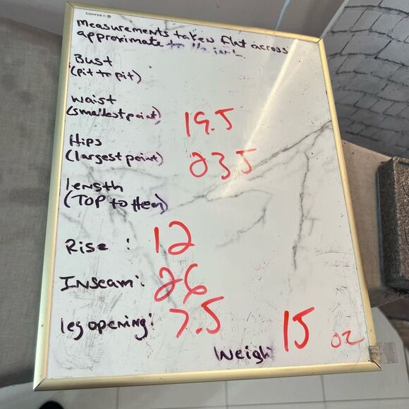 Old Navy NWT Black Navy Blue Tuxedo Stripe Flat Front Pull-On Pants Size 16 - Picture 8 of 9